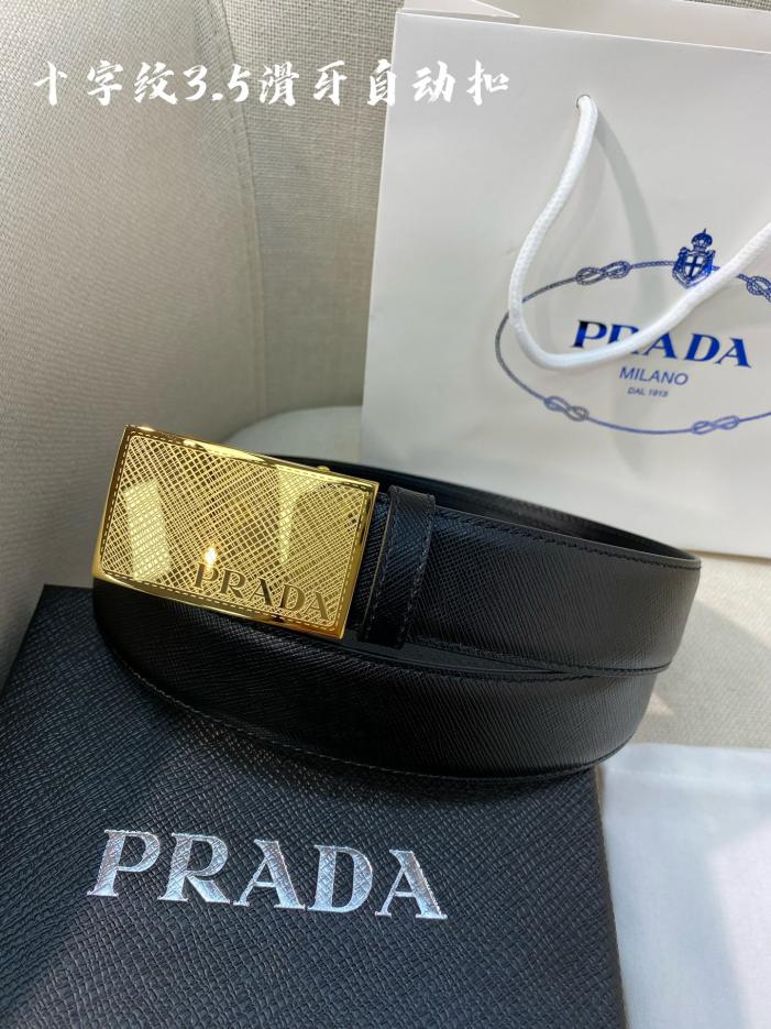 Cintura PRADA da uomo - Larghezza 34MM